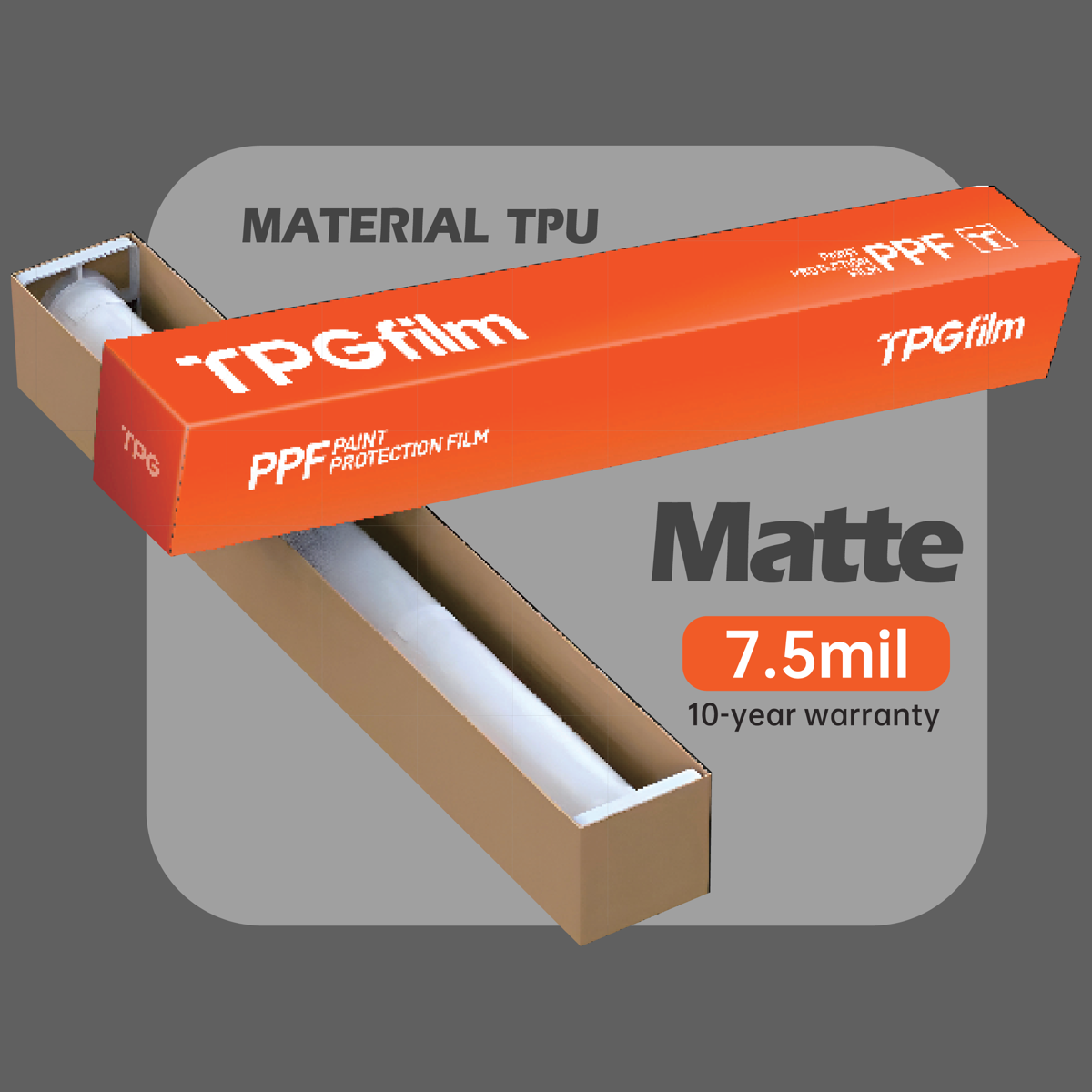کاور TPU-PPF مات برند TPG | مدل Matte